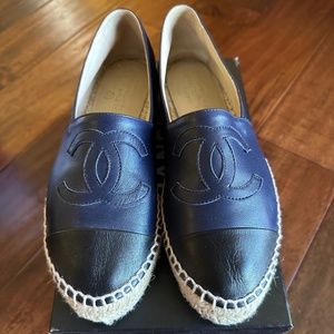 Chanel Espadrilles Navy Limited Edition Color